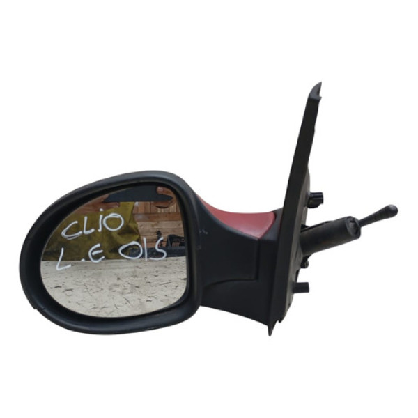 Retrovisor Esquerdo Clio Manual 2015 A 2017 Com Detalhe
