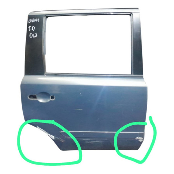 Porta Traseira Direita Nissan Livina 2012 2013 Com Detalhe