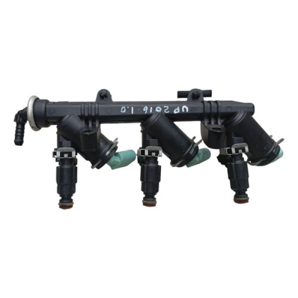 Flauta 3 Bicos Injetor Volkswagen Up 1.0 2015 A 2019