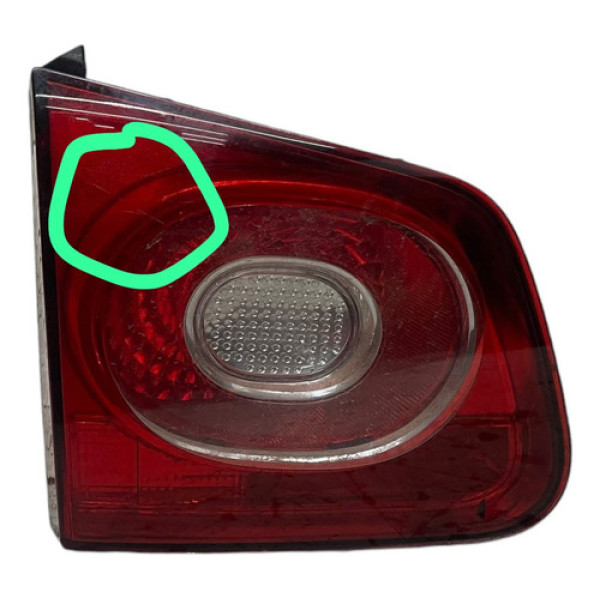 Lanterna Esquerda Tampa Tiguan 2009/2010 A 2011 Com Avaria